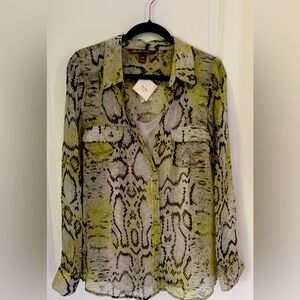 Charlie Jade Silk Blouse and Camisole.